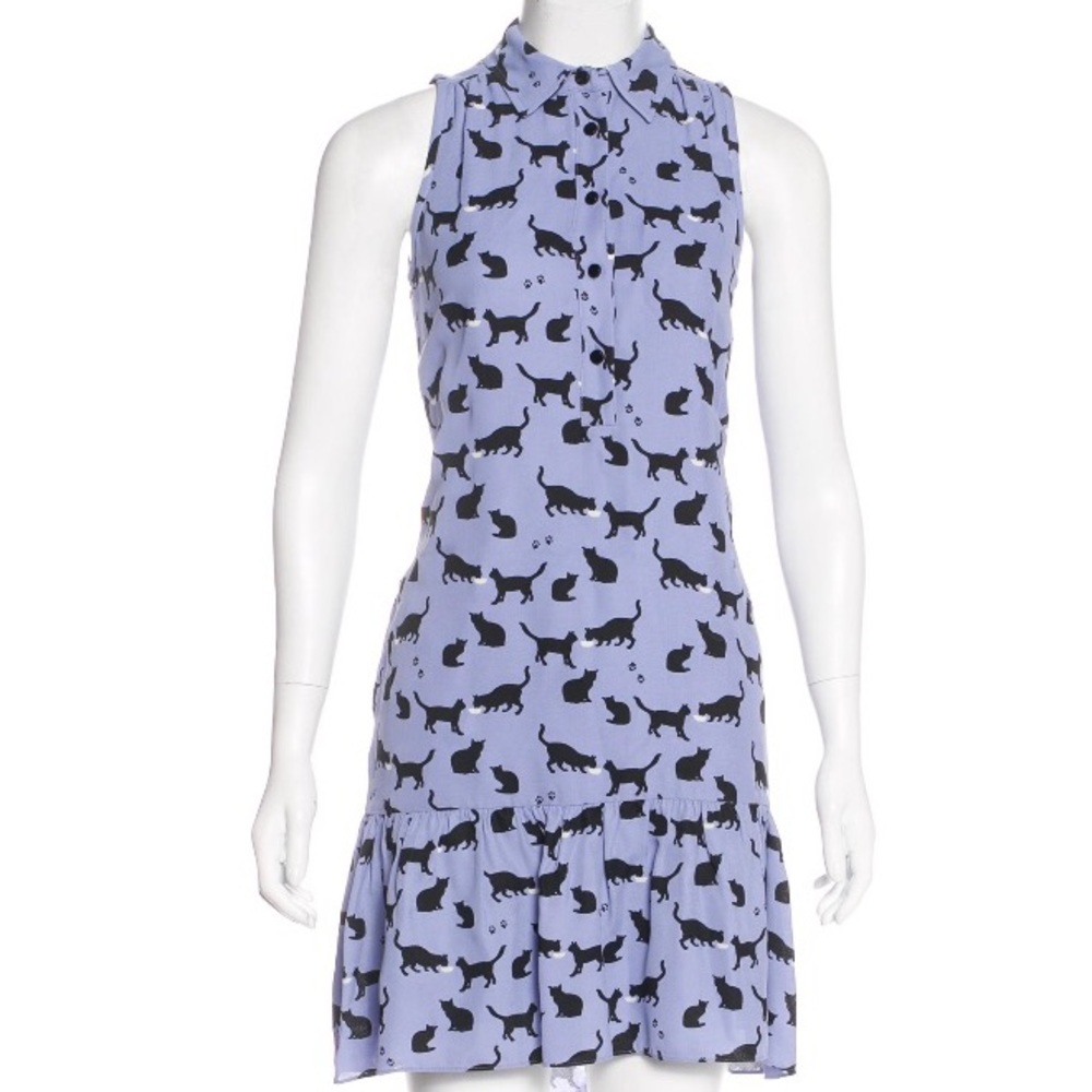 Kate Spade Cats and Cream Dress